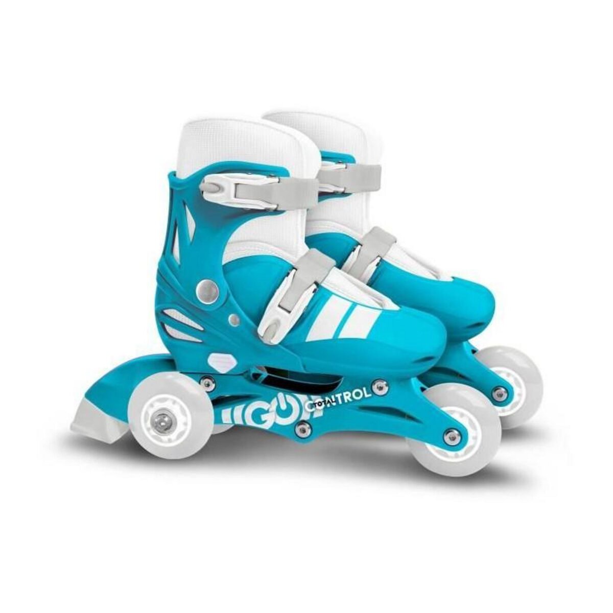 STAMP Patins en ligne 2-en-1 - STAMP - SKIDS CONTROL - 3 roues - Taille 27-30 - Mixte