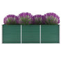 Voir la diapositive 1 : VIDAXL Lit sureleve de jardin Acier galvanise 240x80x77 cm Vert