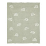 Atmosphera Kids Couverture pour Bébé  Trico  100X80cm Vert