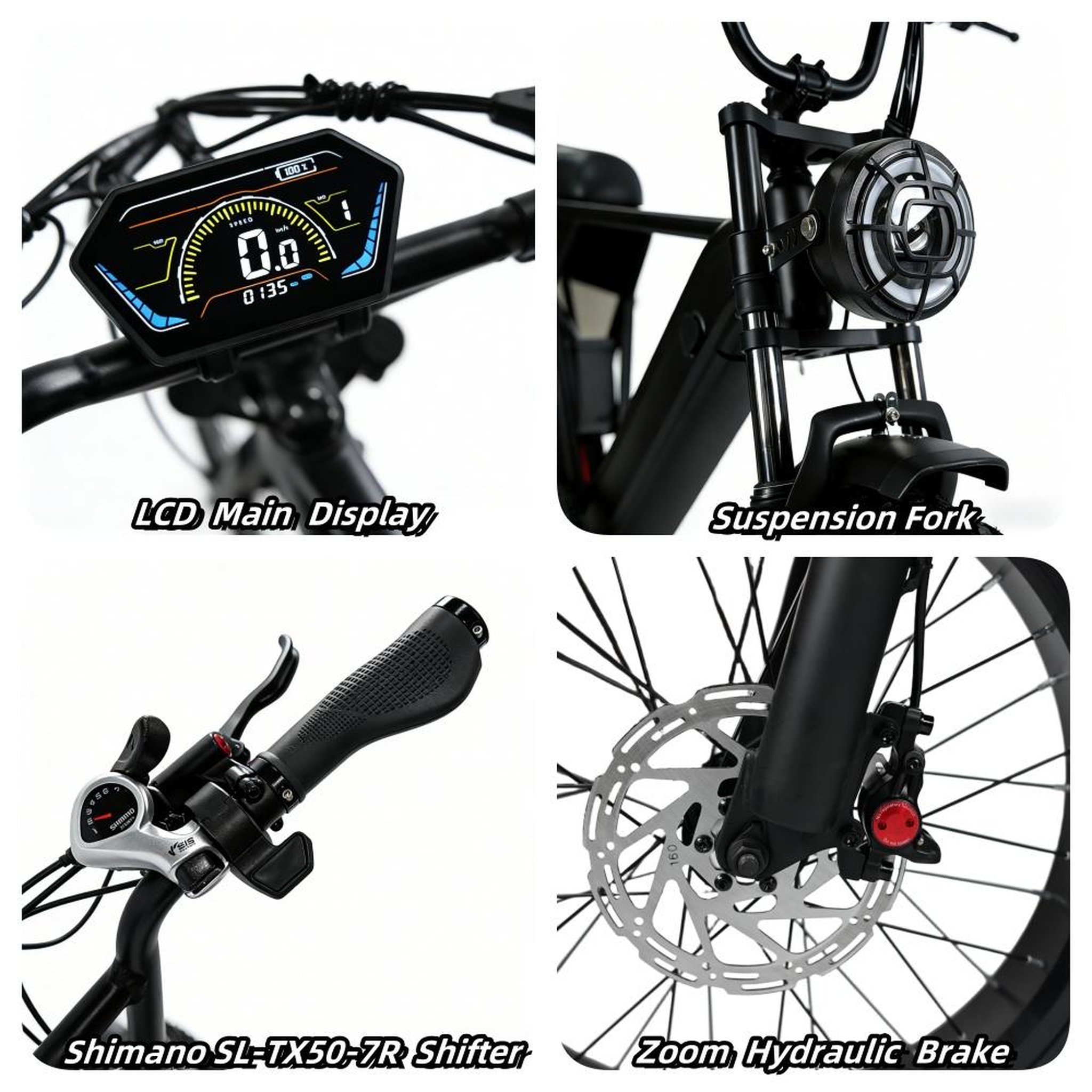 Voir la diapositive 4 : YANGOR Vélo électrique yangor y20 pro 20  à gros pneus
