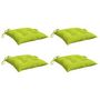 Voir la diapositive 3 : VIDAXL Coussins de chaise lot de 4 vert brillant 40x40x7 cm