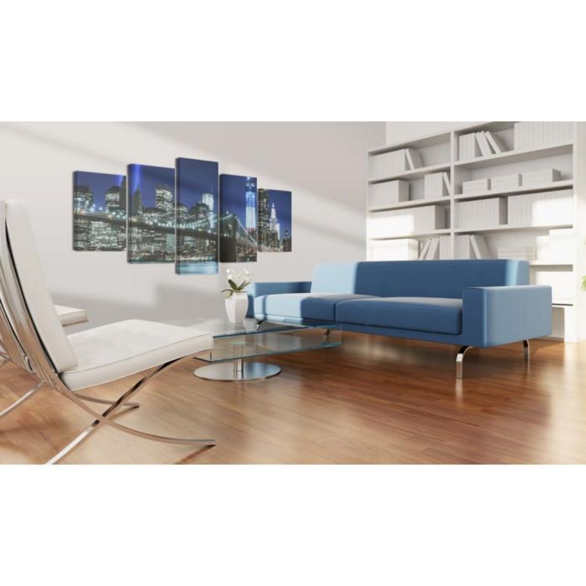 Paris Prix Tableau Imprimé  Bleu NYC