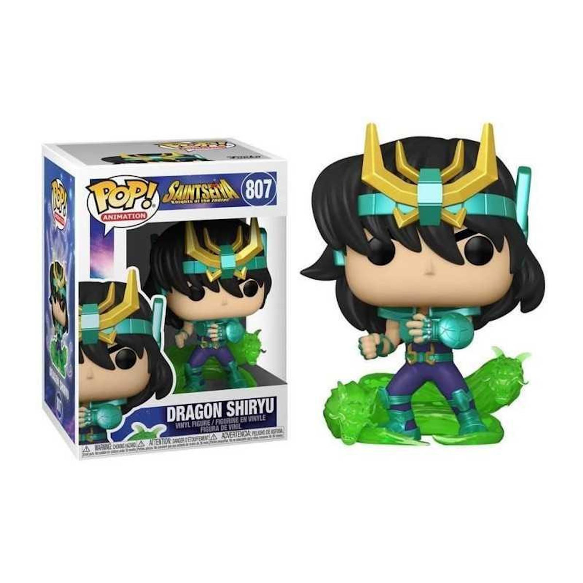 Funko Figurine Funko Pop! Animation : Les Chevaliers du Zodiaque – Dragon Shiryu 807