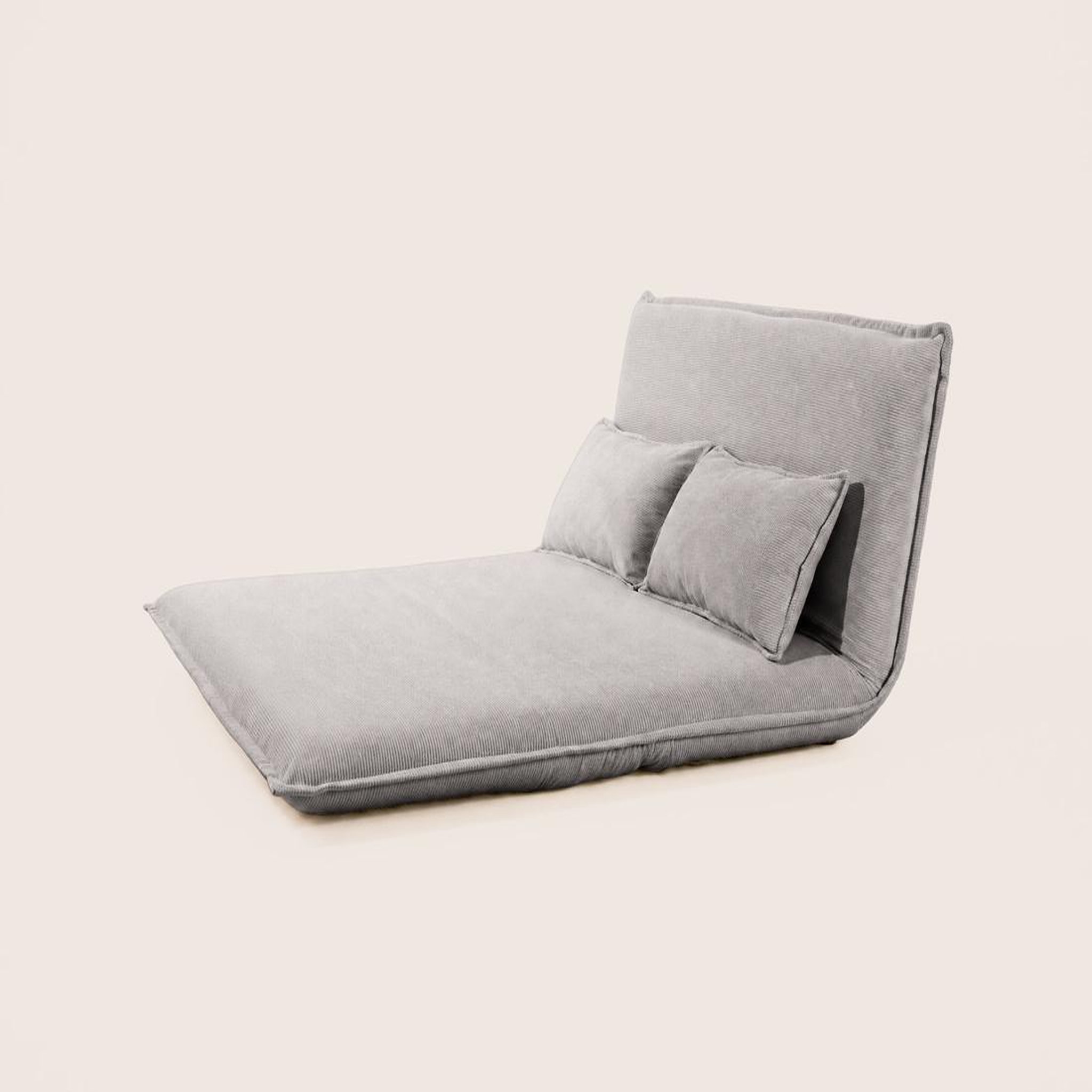 Voir la diapositive 4 : BEST MOBILIER Candice - banquette 2 places convertible clic-clac en velours côtelé