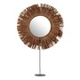 Voir la diapositive 1 : Paris Prix Miroir sur Pied en Raphia  Saffron  50cm Marron