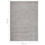 Voir la diapositive 6 : VIDAXL Tapis shaggy antiderapant Gris clair 160x230 cm