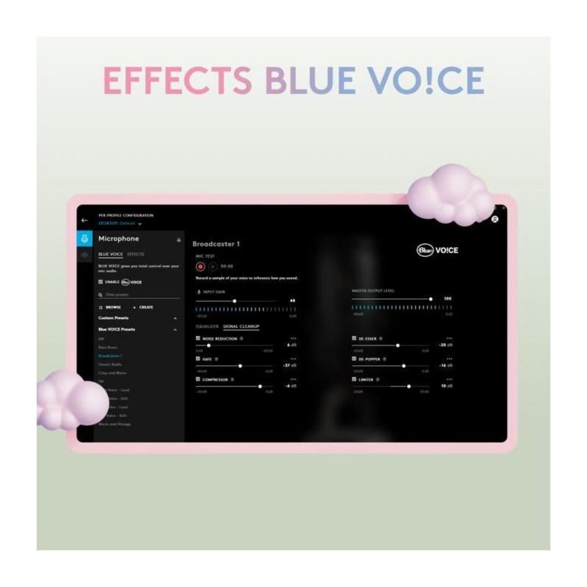 LOGITECH G Microphone USB - Blue Yeti Premium - Pour Enregistrement, Streaming, Gaming, Podcast sur PC ou Mac - Blanc White Mist