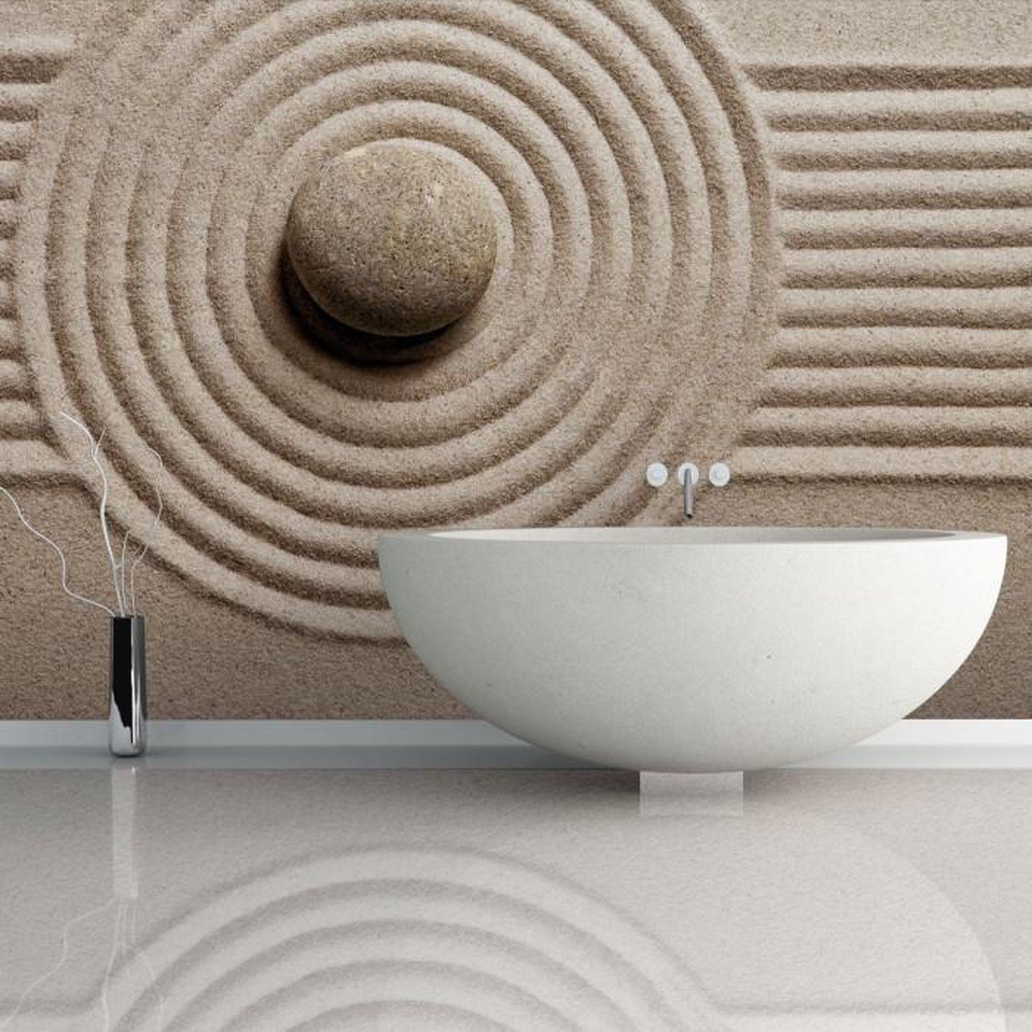 Paris Prix Papier Peint  Relaxation Zen. Coloris disponibles : Multicolore