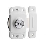 THIRARD Verrou automatique THIRARD, acier laqué blanc