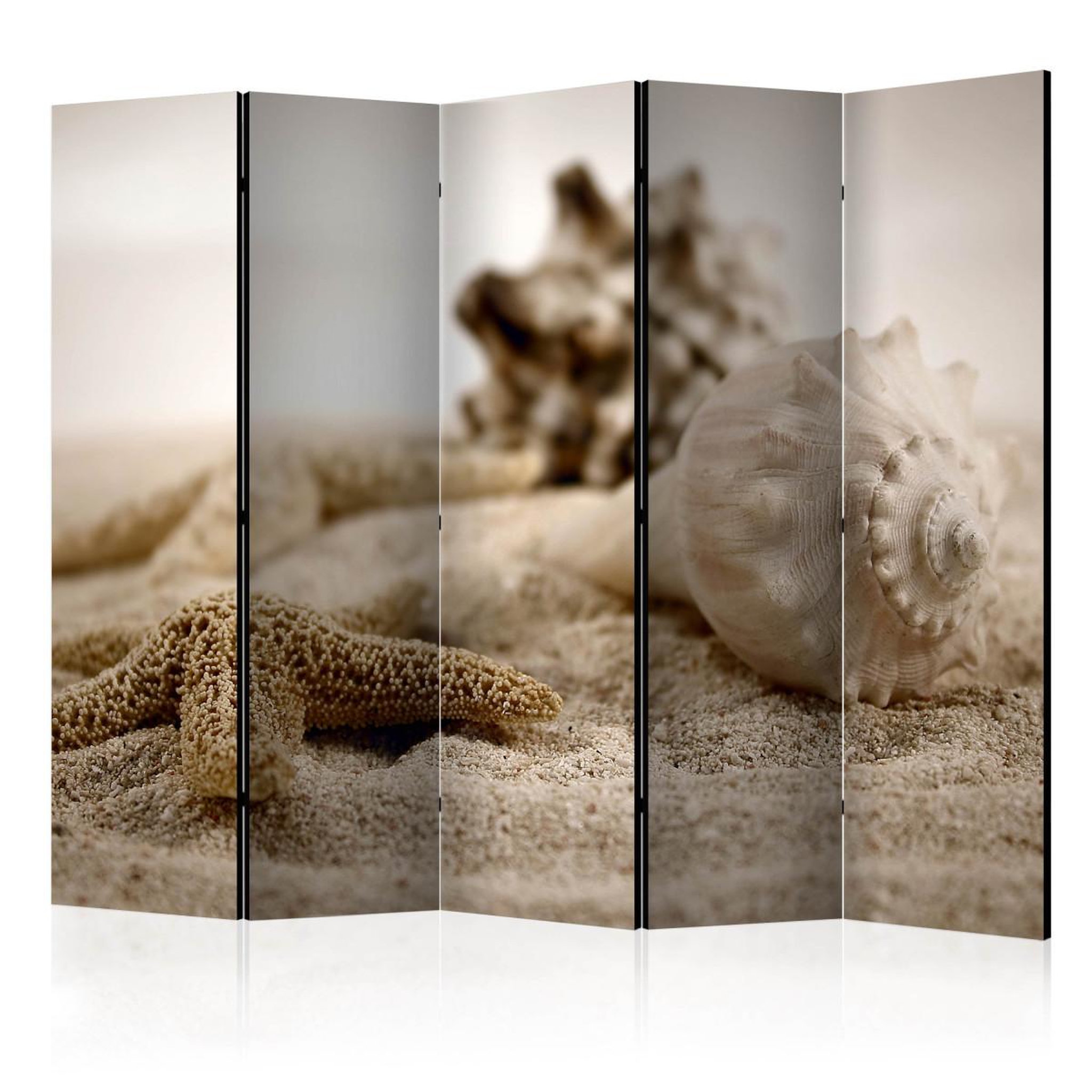 Paris Prix Paravent 5 volets  beach & shell  172x225cm