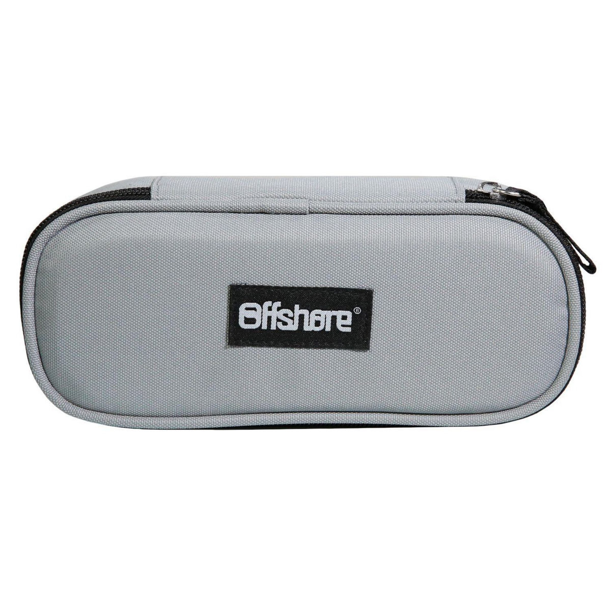 Bagtrotter BAGTROTTER Trousse scolaire ovale Plumier Offshore Grise