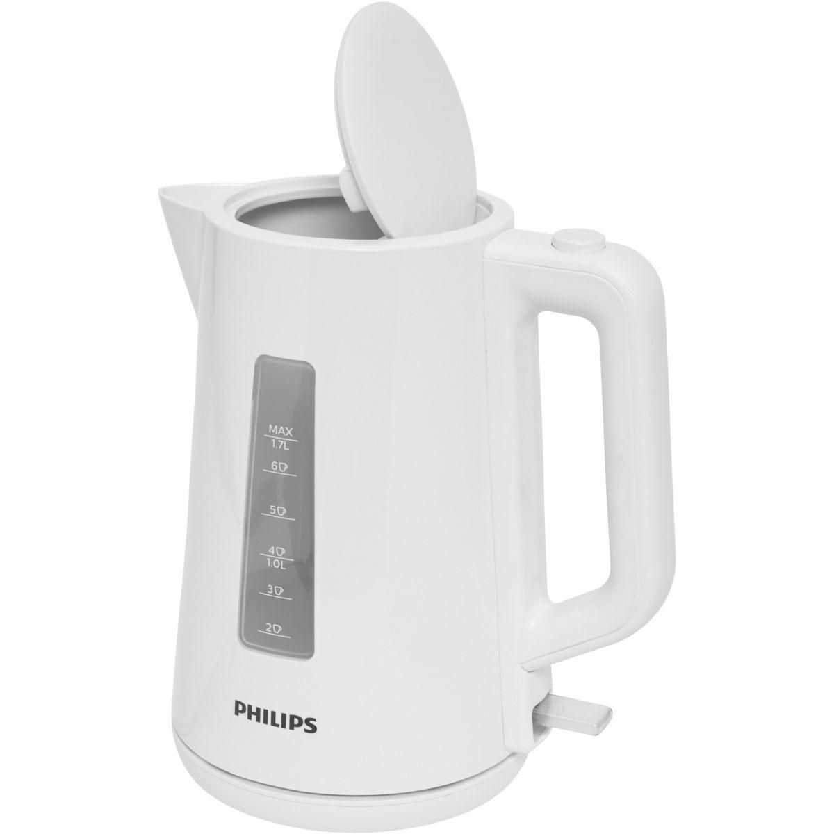 Philips Bouilloire HD9318/00 Bouilloire électrique blanche Daily 1.7L, 2200W