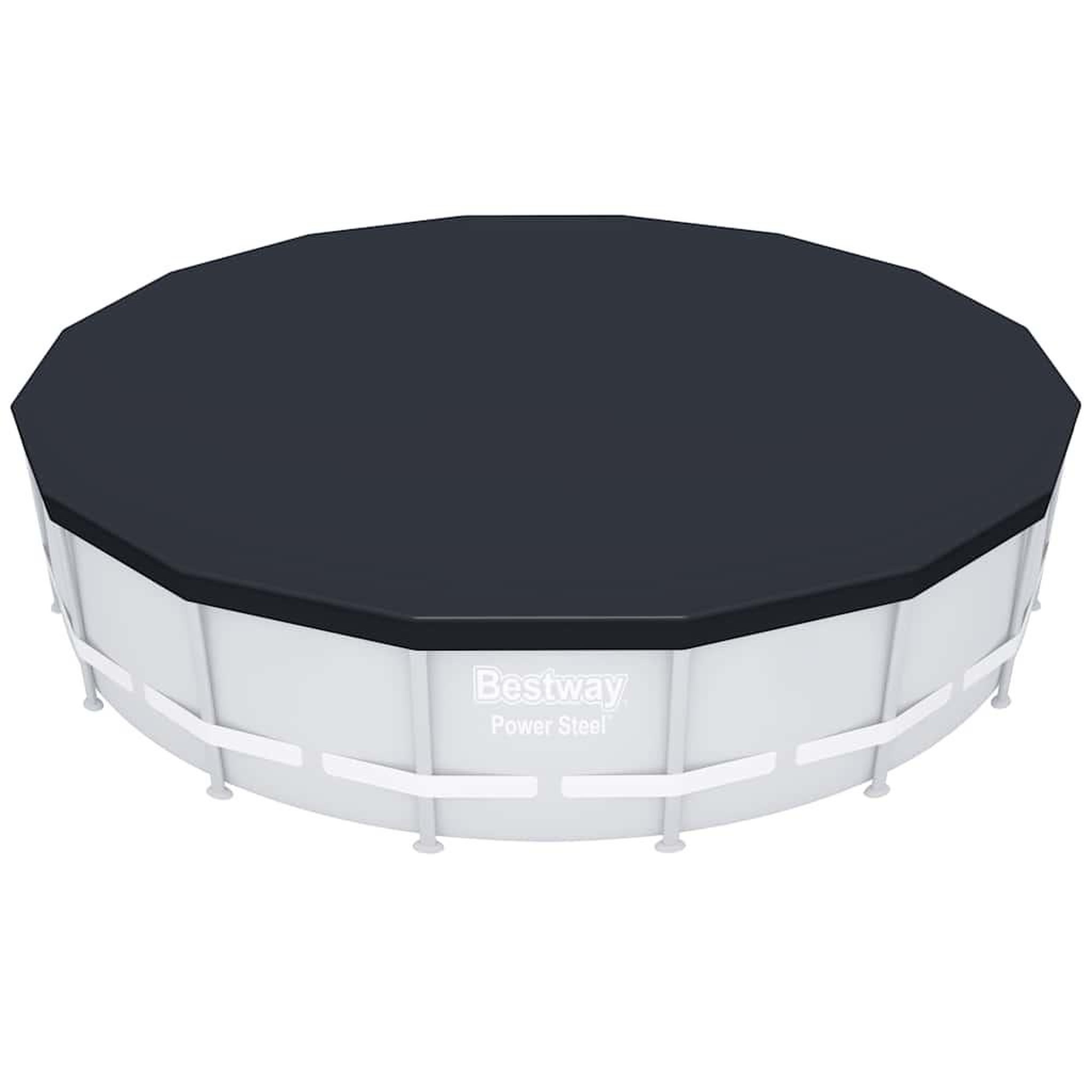Voir la diapositive 2 : BESTWAY Bestway Couverture de piscine Flowclear 488 cm