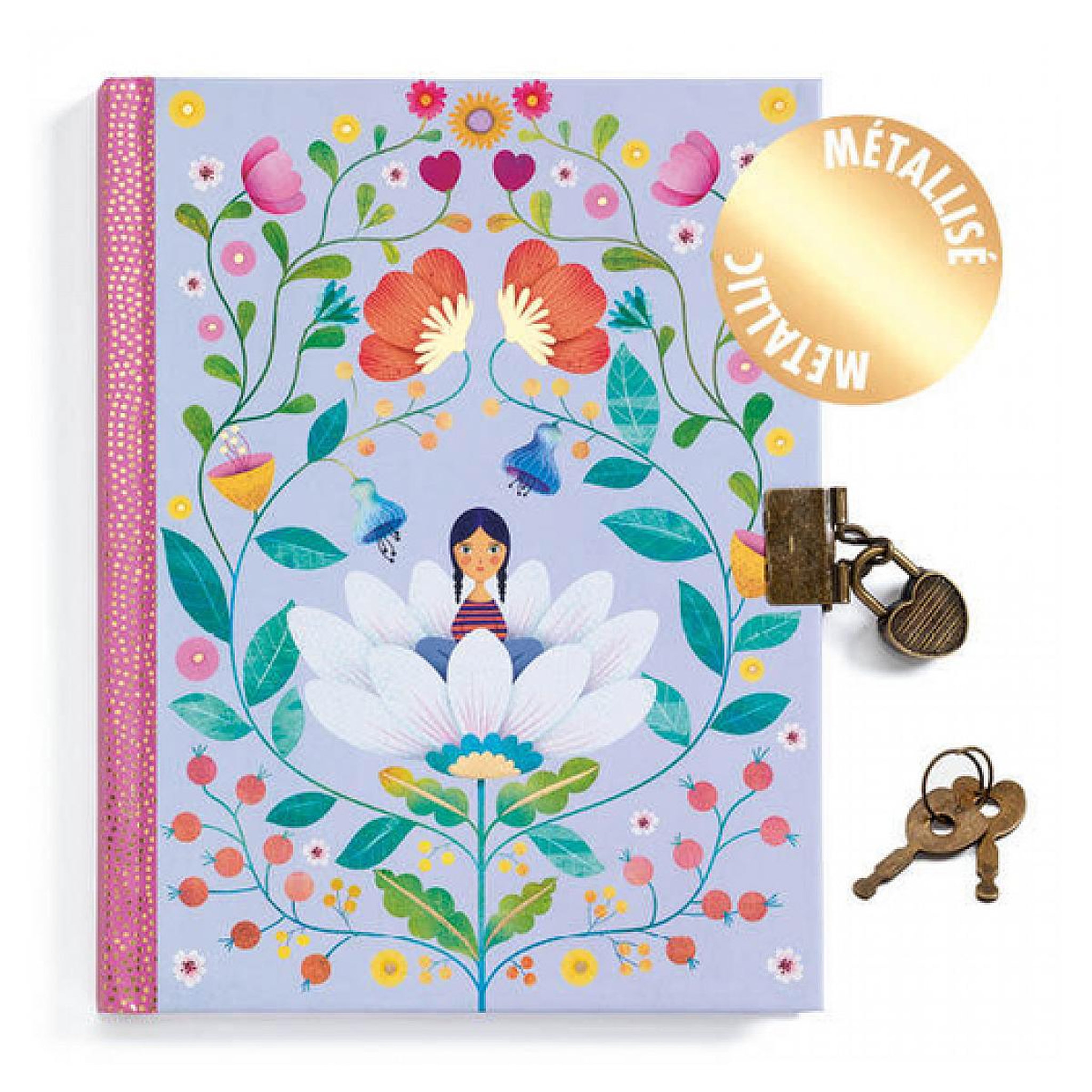 Voir la diapositive 2 : Djeco Carnet secret a cles Marie