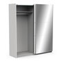 Voir la diapositive 7 : Armoire 2 portes coulissantes 1 miroir L180 cm THIBAULT