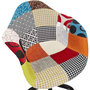 Voir la diapositive 6 : Paris Prix Fauteuil de Bureau  Patchwork  86cm Multicolore