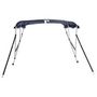 Voir la diapositive 5 : VIDAXL Toit bimini a 3 arceaux parois laterales 183x(185-198)x137 cm