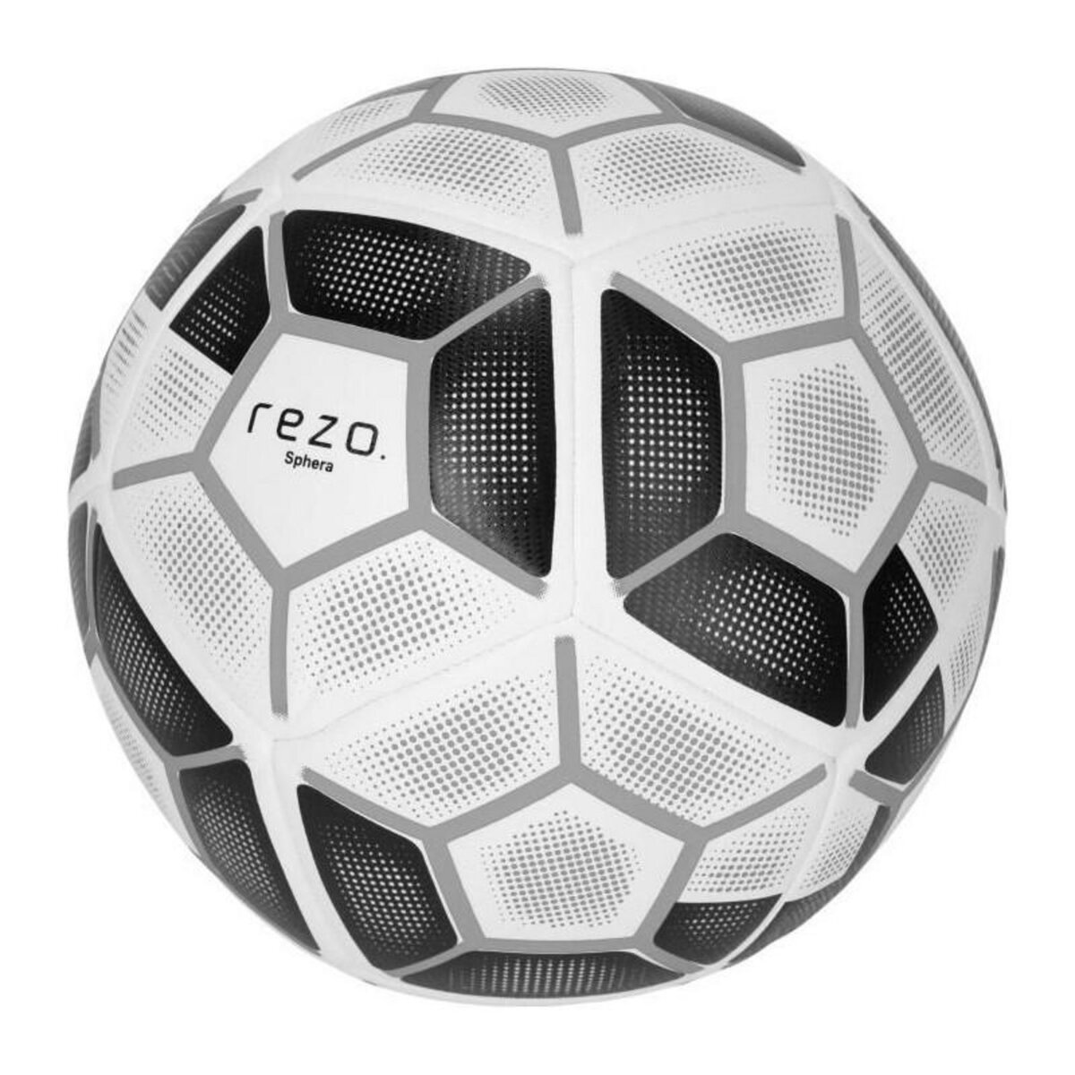 Ballon de football - REZO - Sphera - Taille 4 - Gris - Technologie avancée
