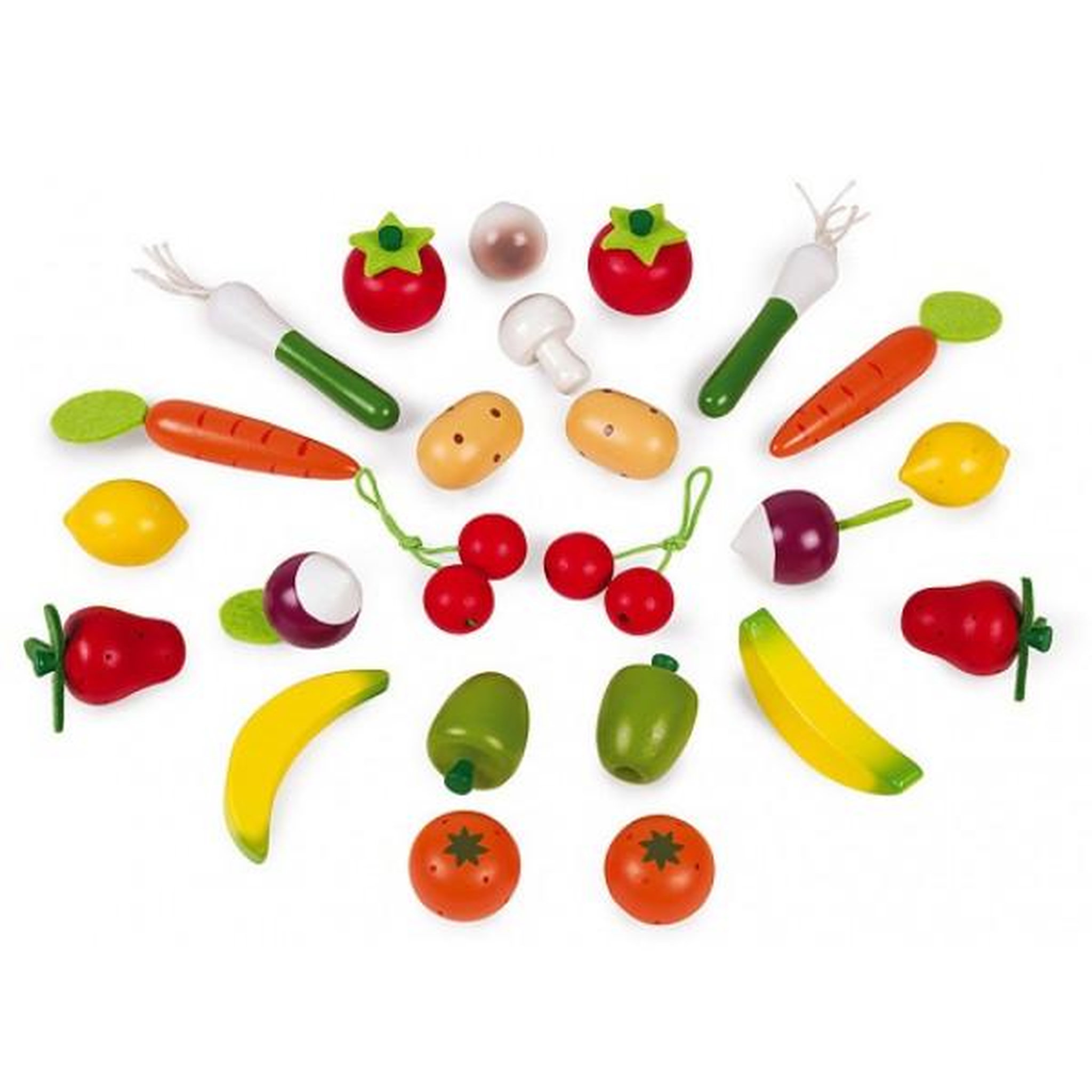 Voir la diapositive 2 : JANOD Panier 24 fruits et legumes