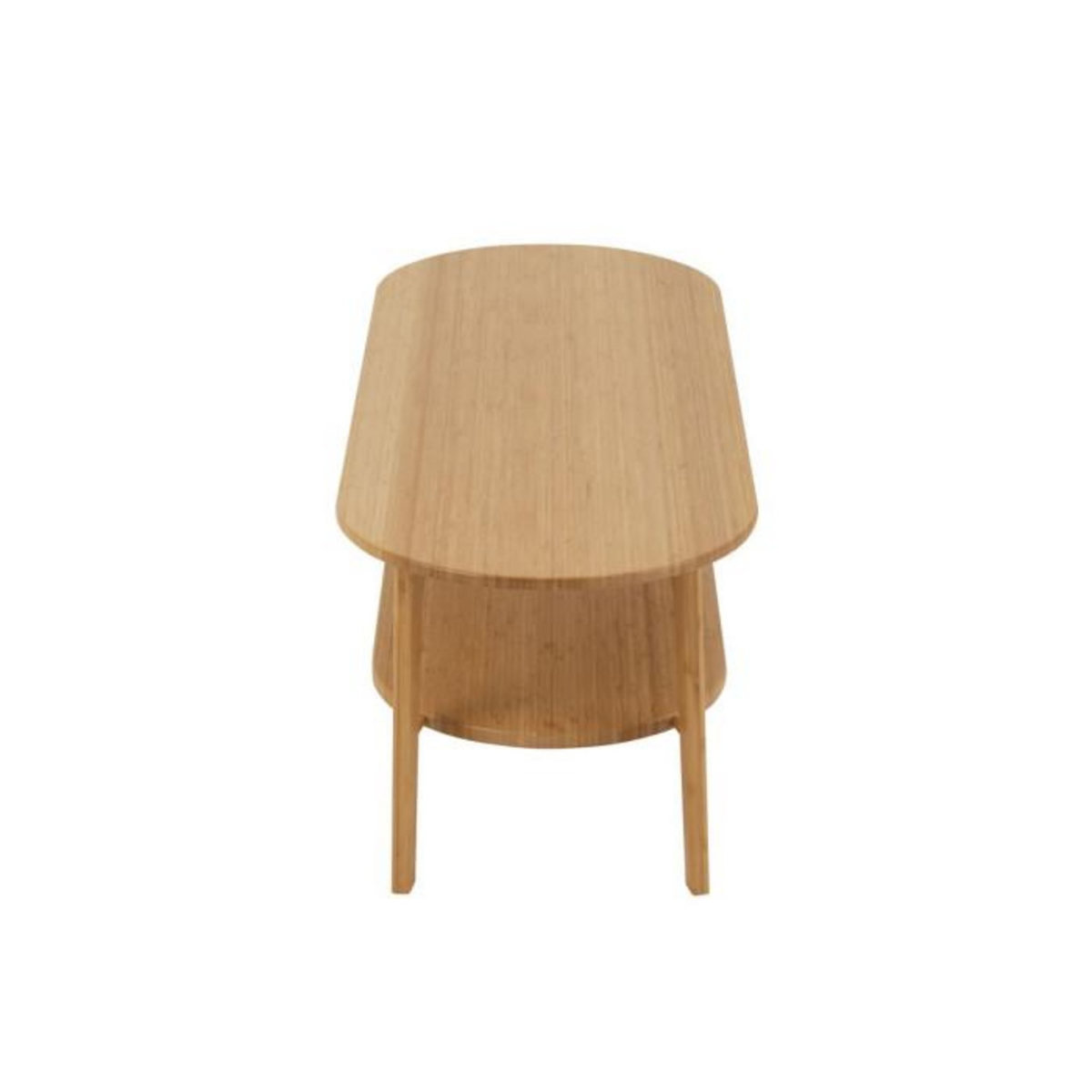 Paris Prix Table Basse Ovale en Bambou  Johnnie  120cm Naturel