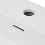 VIDAXL Vasque avec trou de robinet en ceramique Blanc 51,5x38,5x15 cm