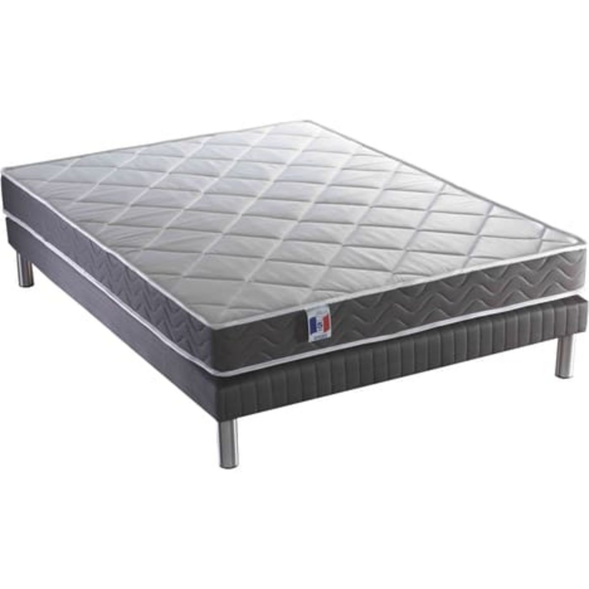 Ensemble Matelas mousse + sommier 140x190cm BOB