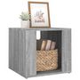 Voir la diapositive 4 : VIDAXL Table de chevet Sonoma gris 41x40x36 cm Bois d'ingenierie