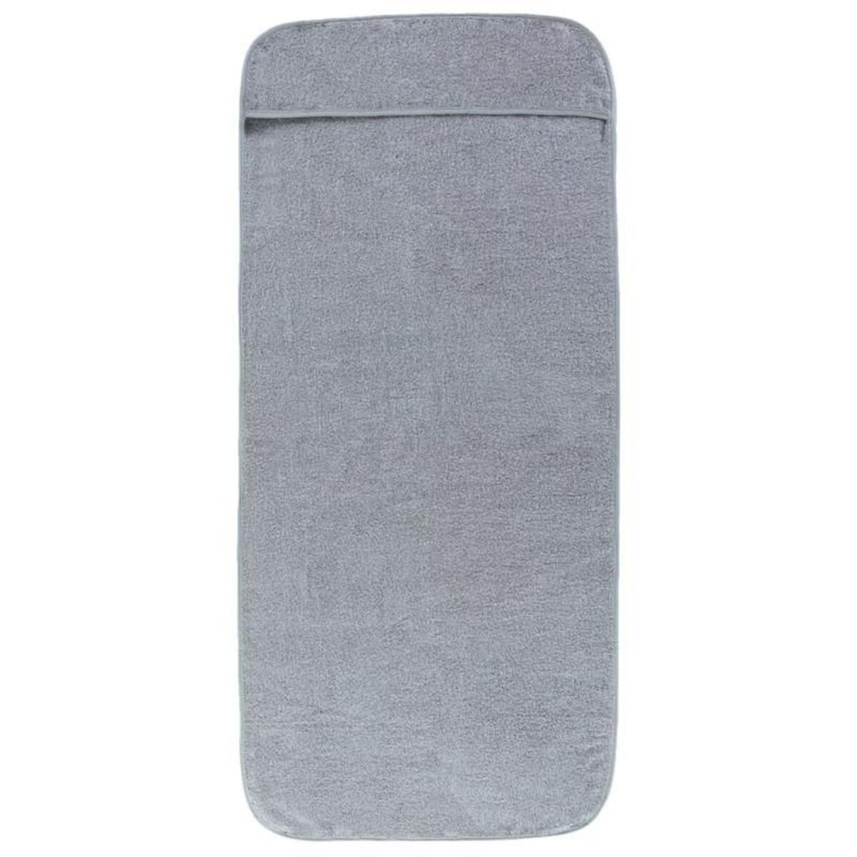 VIDAXL Serviettes de plage 2 pcs gris 60x135 cm tissu 400 GSM
