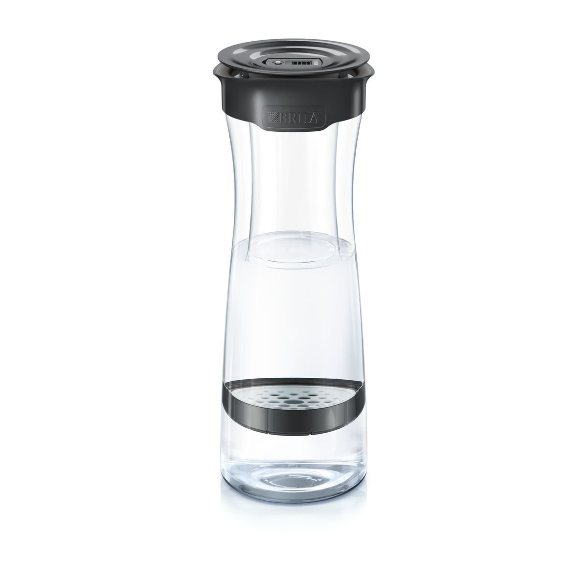BRITA Bouteille filtrante gris foncé + 1 filtre MicroDisc inclus               