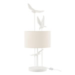 Paris Prix Lampe à Poser  Oiseaux  79cm Blanc