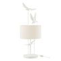 Voir la diapositive 1 : Paris Prix Lampe à Poser  Oiseaux  79cm Blanc