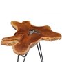 Voir la diapositive 3 : VIDAXL Table basse 70x45 cm Bois de teck massif et polyresine