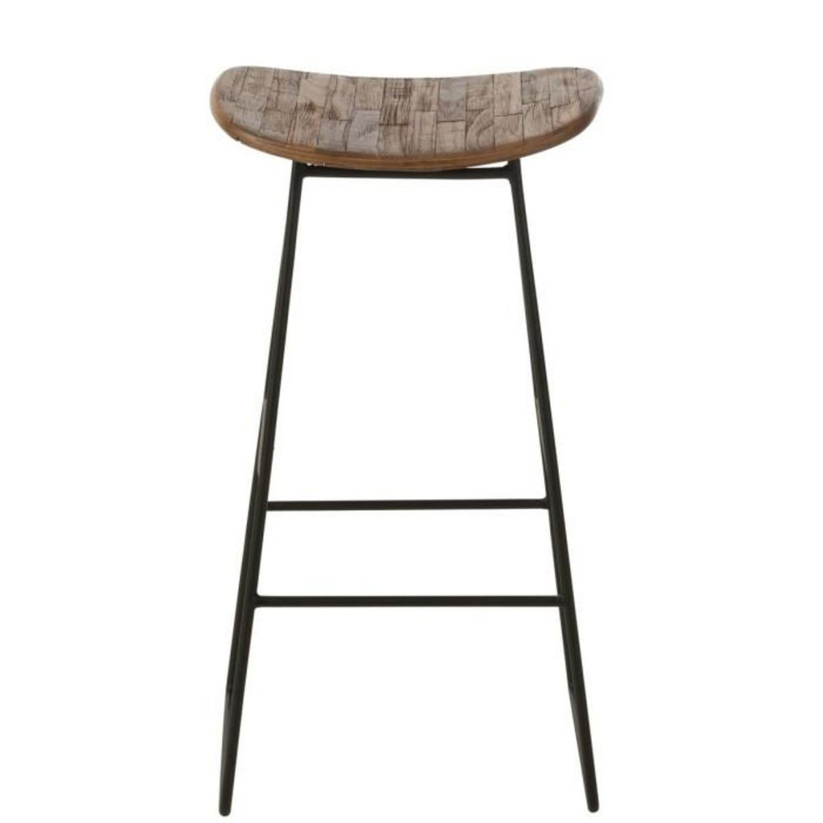 Paris Prix Tabouret de Bar en Bois  Teck  74cm Naturel