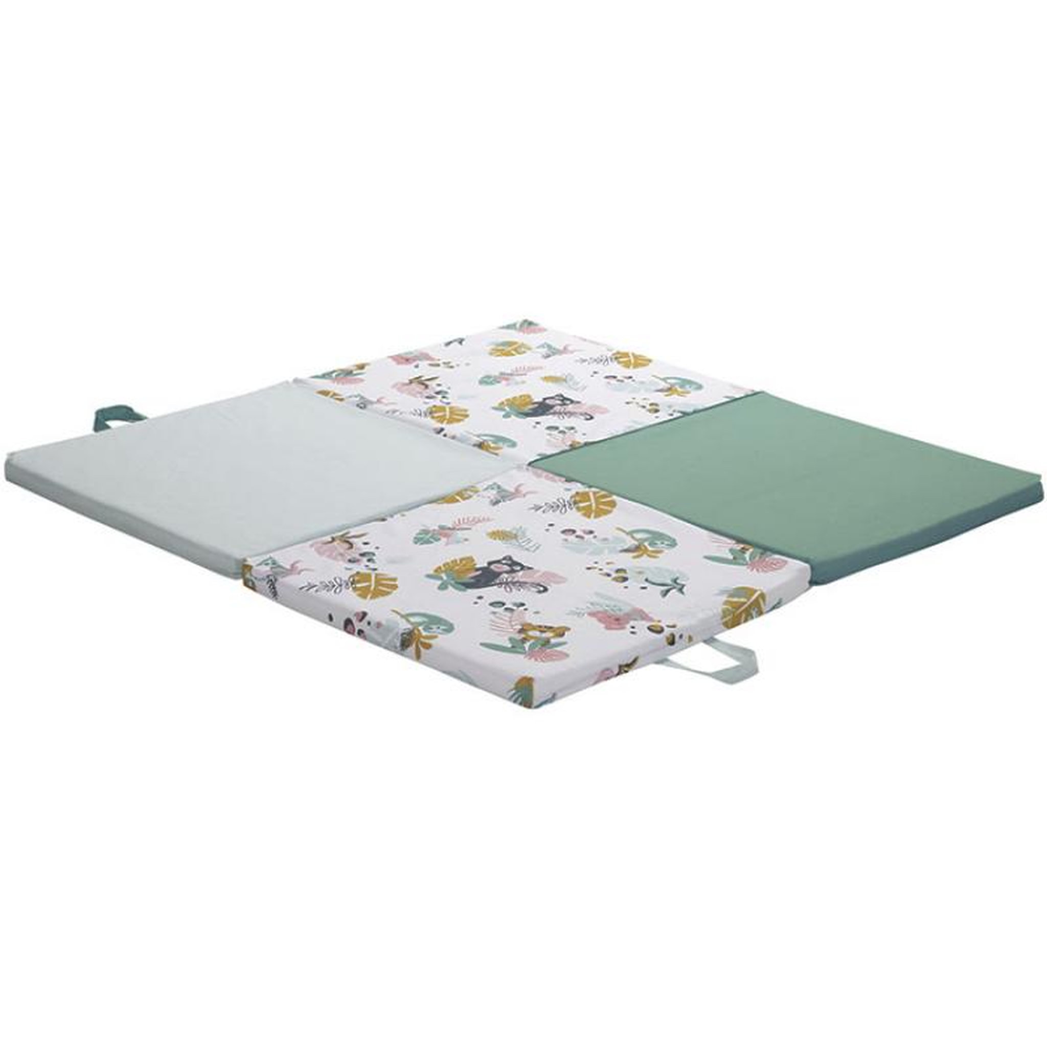 Voir la diapositive 2 : TINEO Tapis malin Jungle Buddies 3 en 1 - 120x120 cm