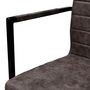 Voir la diapositive 5 : VIDAXL Chaises a manger cantilever lot de 2 marron similicuir