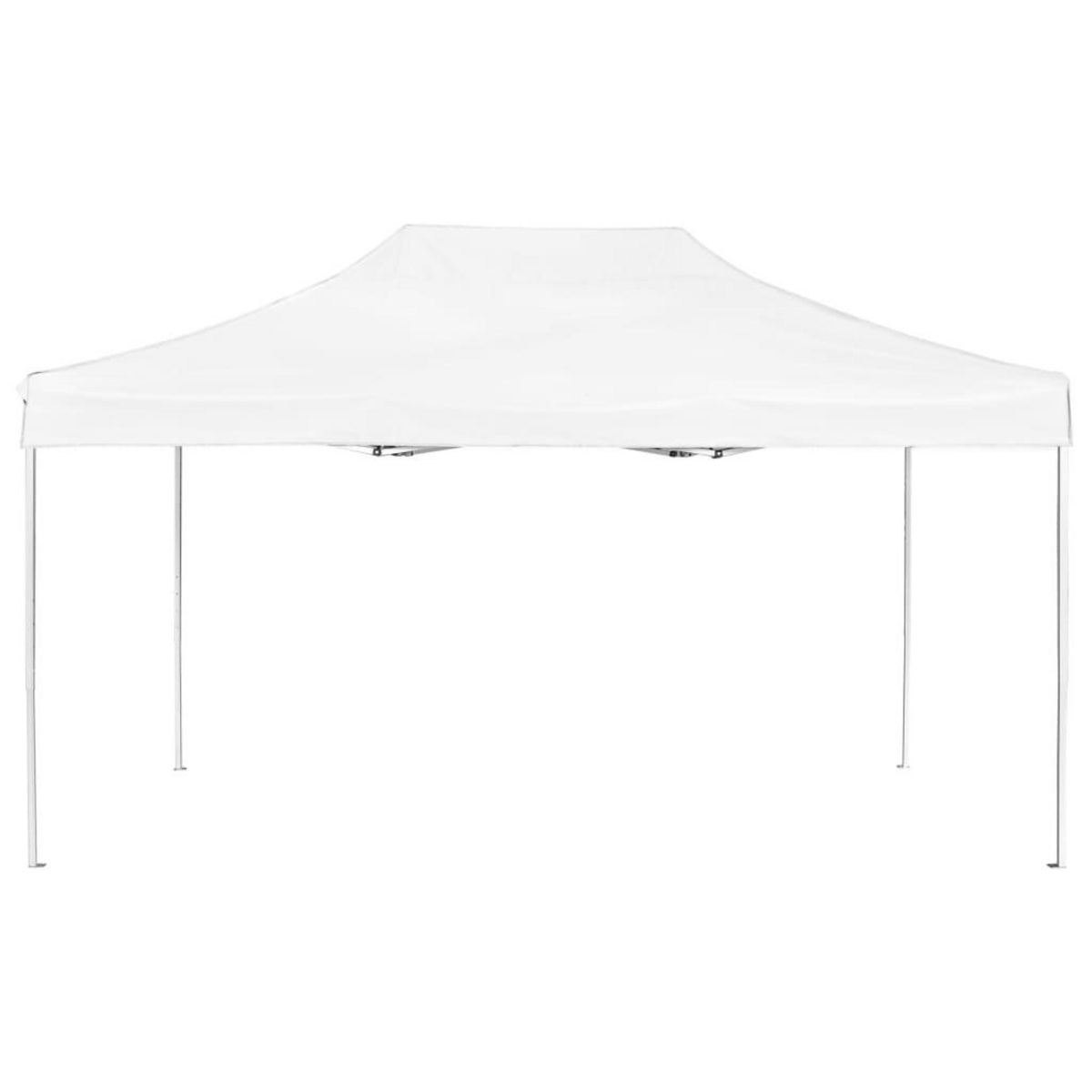 VIDAXL Tente de reception pliable Aluminium 4,5x3 m Blanc