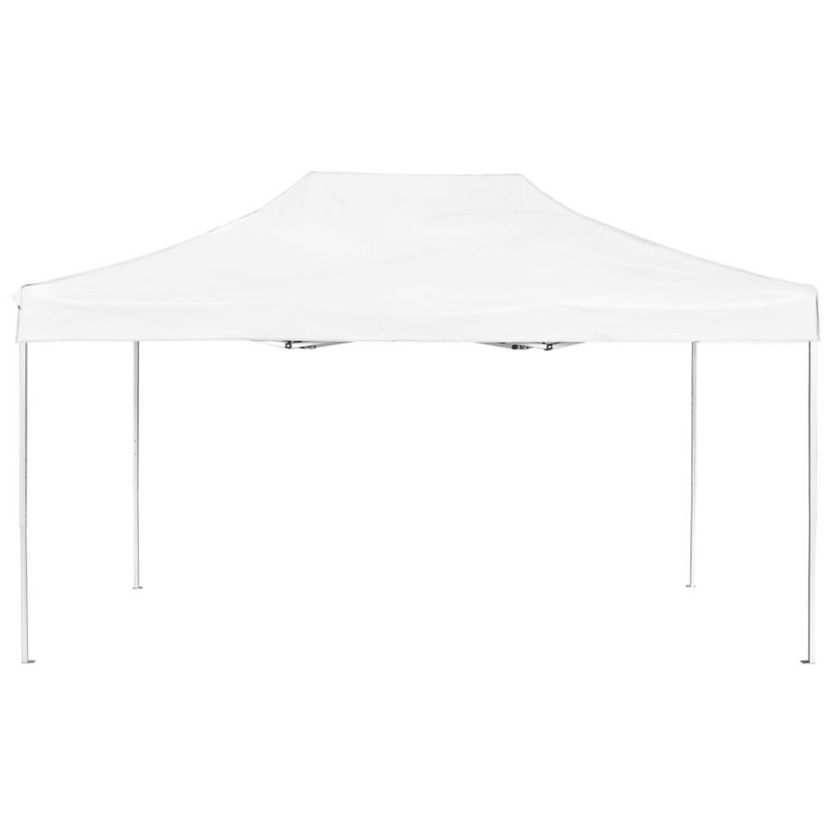 VIDAXL Tente de reception pliable Aluminium 4,5x3 m Blanc