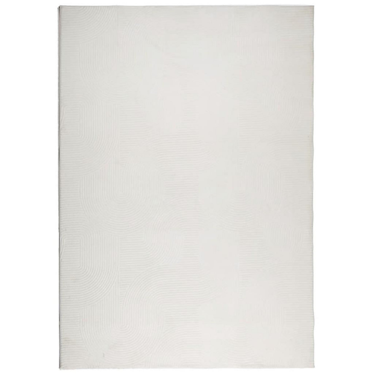 VIDAXL Tapis IZA poils courts style scandinave creme 160x230 cm