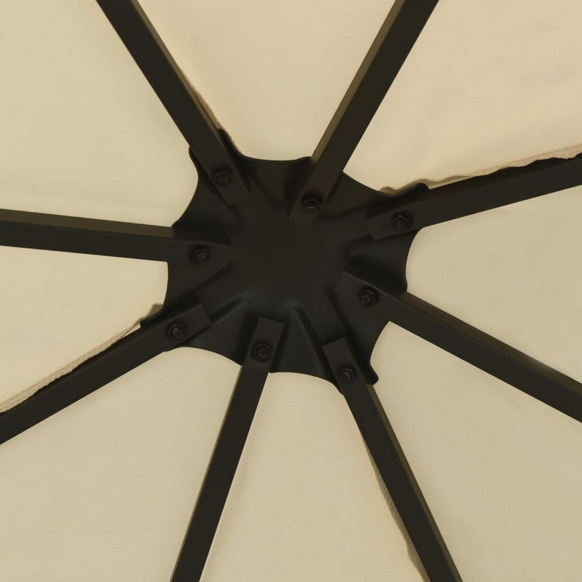 VIDAXL Belvedere 3x3 m Creme