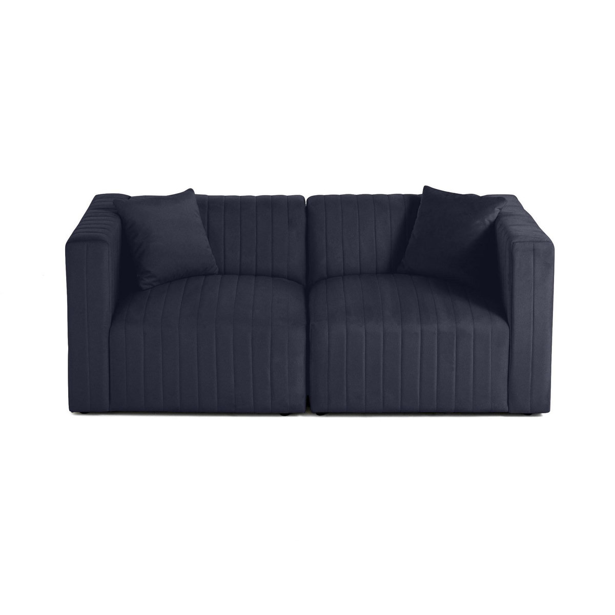 LISA DESIGN Nova - canapé modulable 2 places - en velours