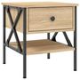 Voir la diapositive 5 : VIDAXL Tables de chevet 2 pcs chêne sonoma 40x42x45 cm bois ingénierie