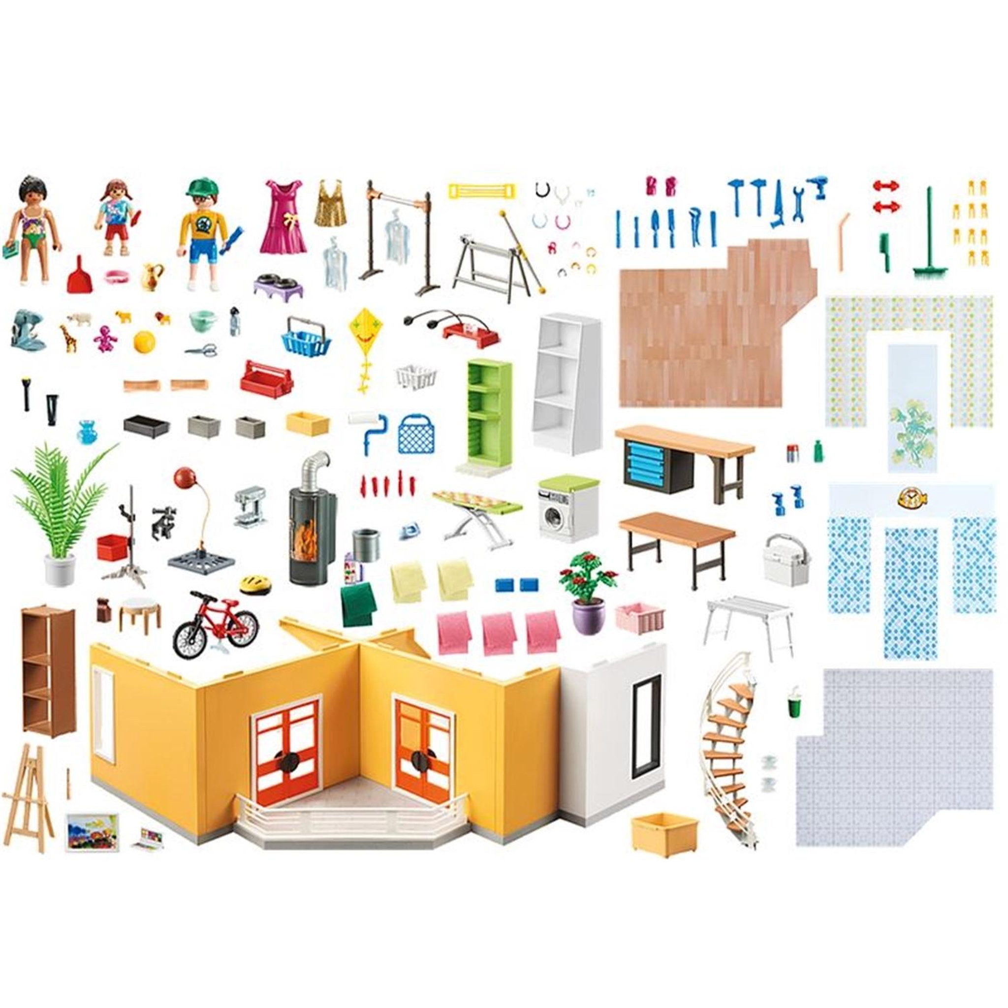 Voir la diapositive 6 : PLAYMOBIL City Life Etage supplémentaire aménagé pour Maison Moderne