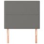 Voir la diapositive 3 : VIDAXL Tetes de lit 2 pcs Gris fonce 100x5x78/88 cm Tissu
