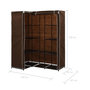 Voir la diapositive 6 : VIDAXL Garde-robe d'angle Marron 130x87x169 cm