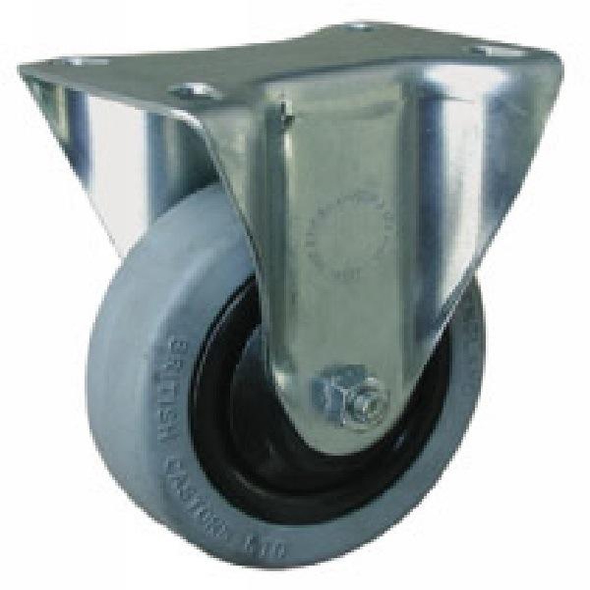 OUTIFRANCE Roulette pivotante sans frein (platine 100 x 80 mm)