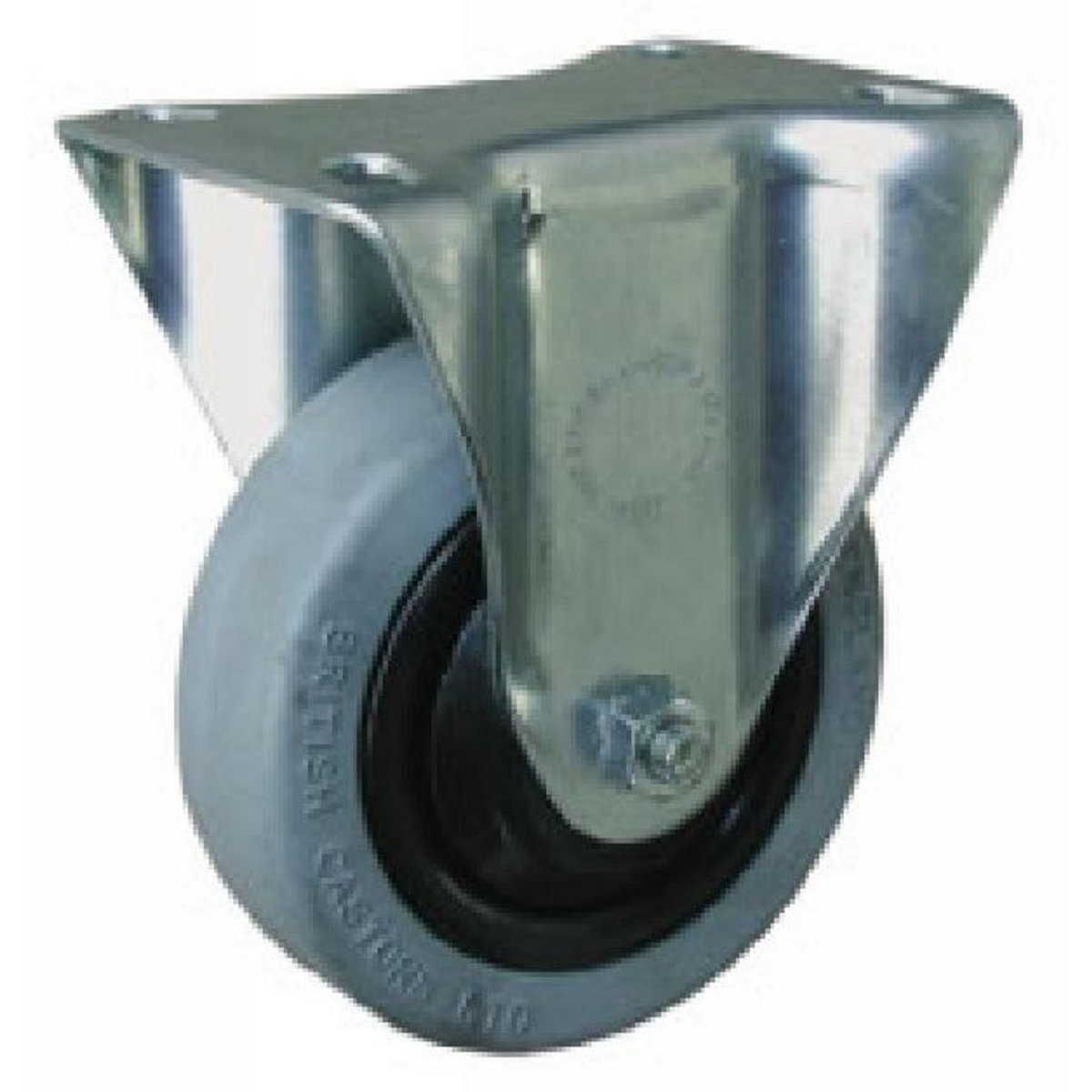 OUTIFRANCE Roulette pivotante sans frein (platine 100 x 80 mm)