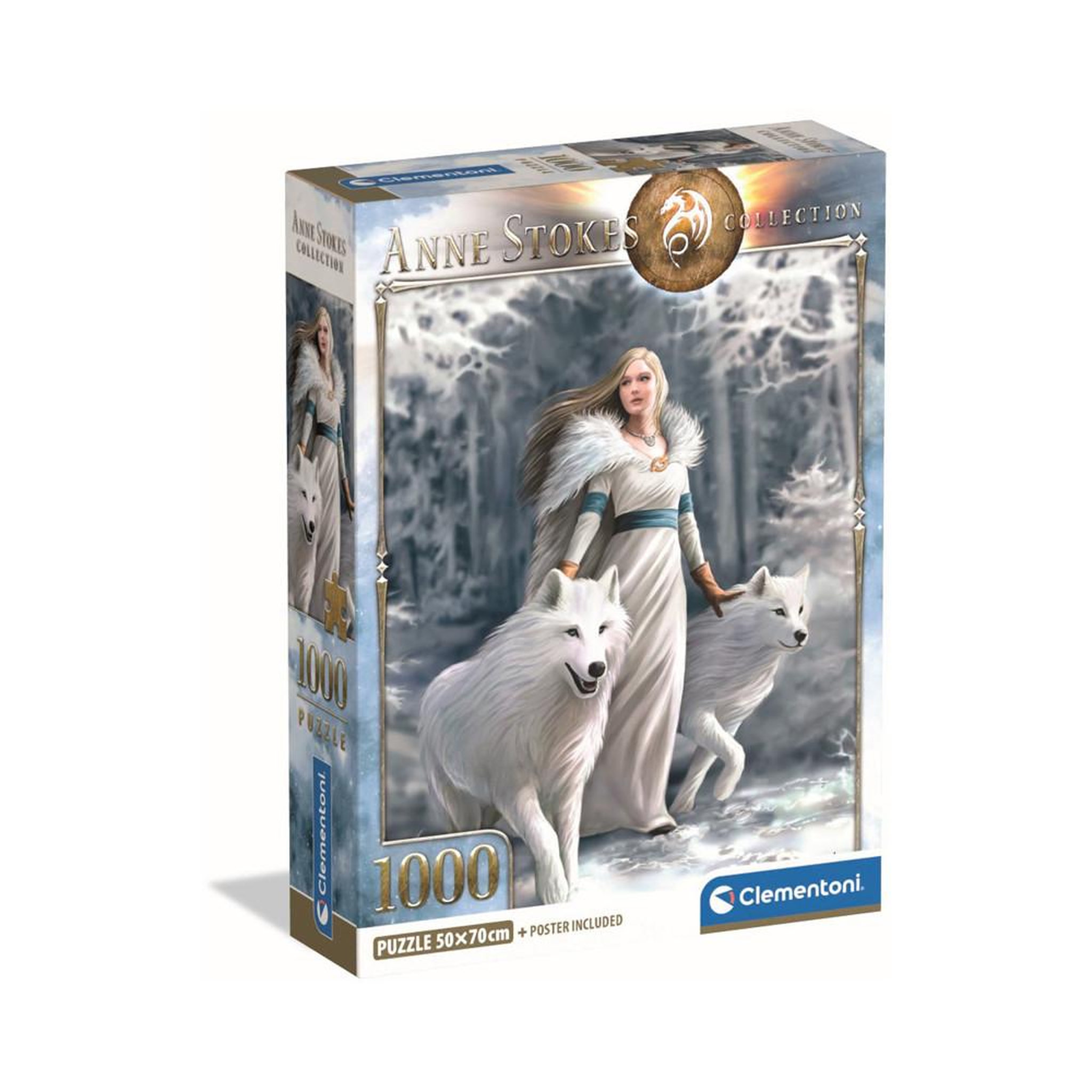 CLEMENTONI Puzzle 1000 pièces - Winter Guardians - CLEMENTONI