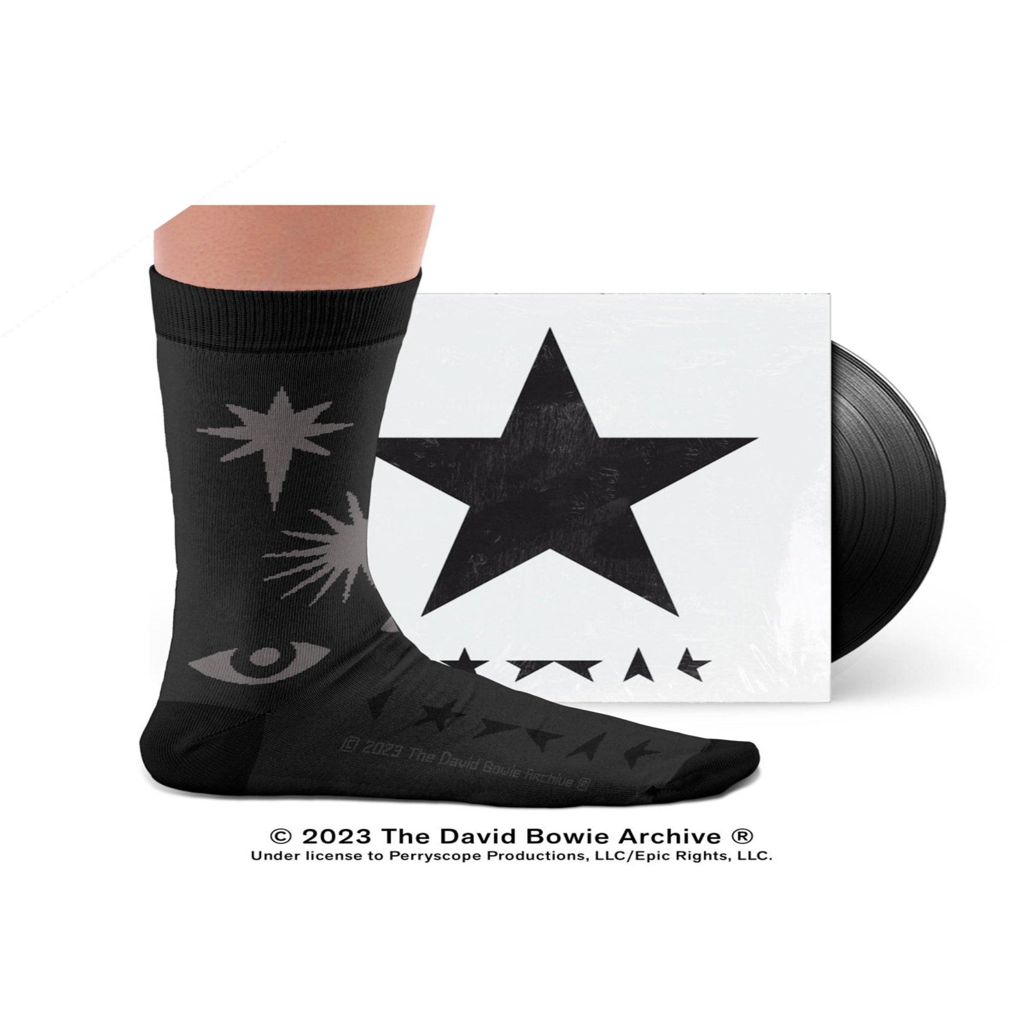 Voir la diapositive 2 : SOCK AFFAIRS Chaussettes david bowie, blackstar ☆