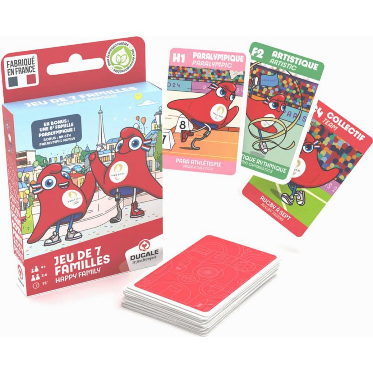 Cartamundi JEU FAMILLES JO PARIS 2024 CARTAMUNDI BRE10039452