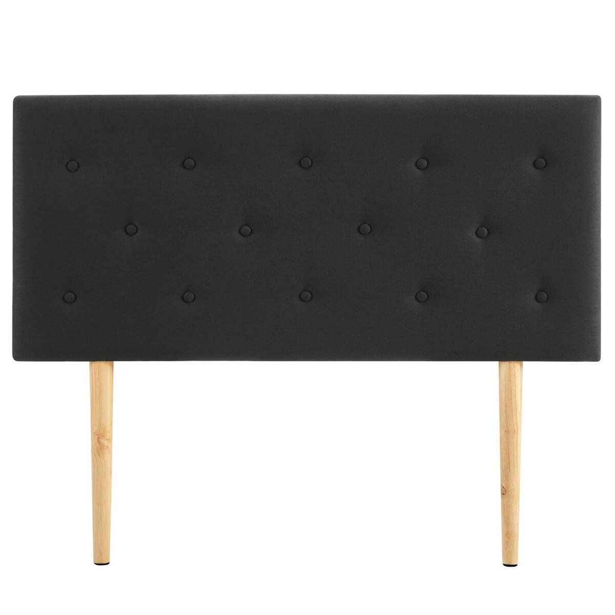 IDIMEX Tête de lit GAREK 120 capitonnée sur pieds, en tissu